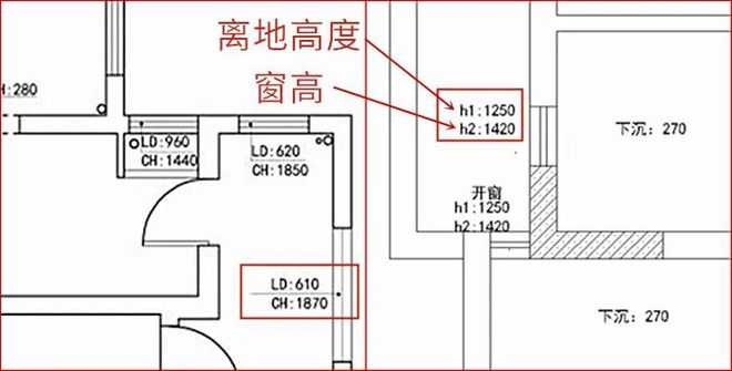 装修小白逆袭记！1分钟教会你看懂平面设计图(图5)